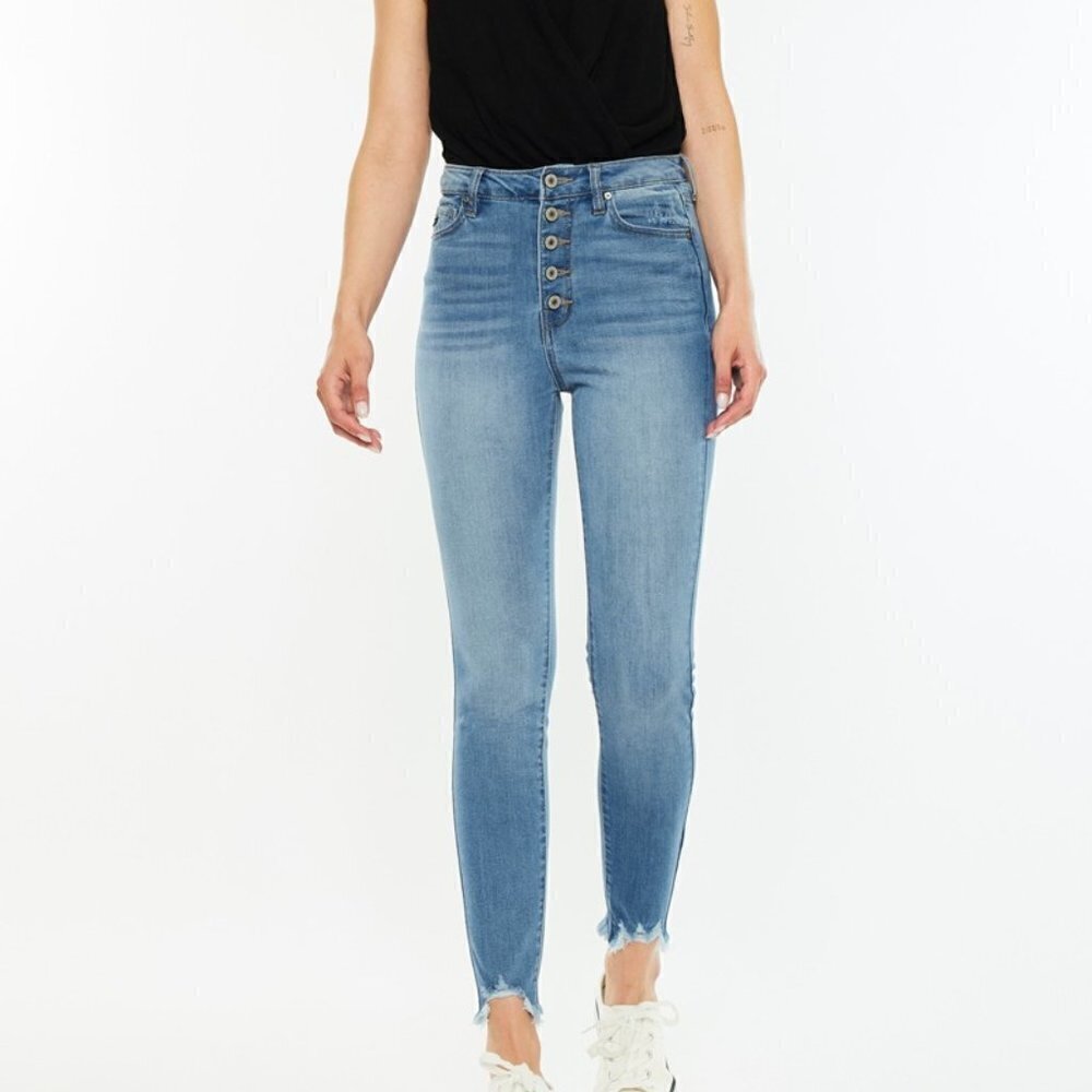 Kan Can High Rise Super Skinny Jeans
